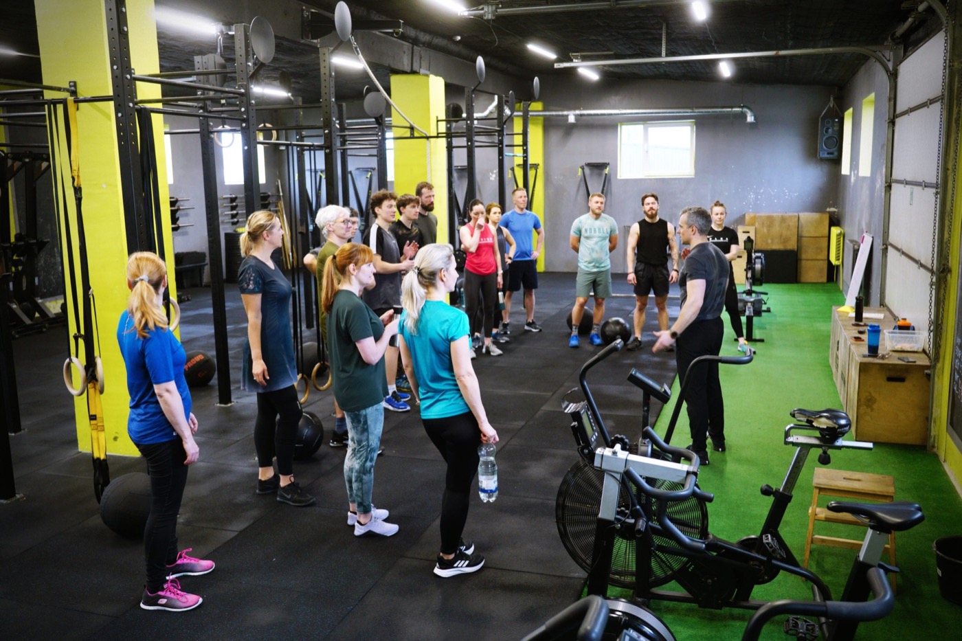 Coach-led group training at CrossFit Urban Tribe