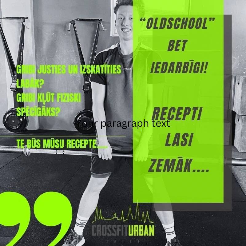 CrossFit metodoloģija ir par Oldschool metodēm, kas darbojas